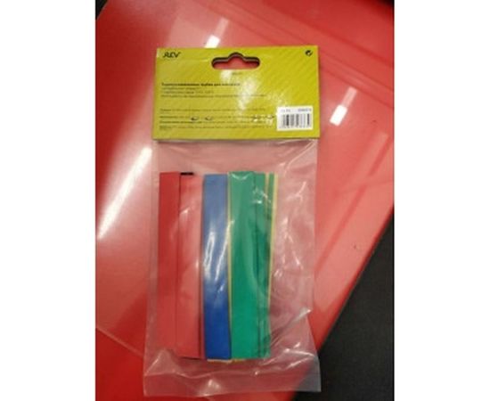 Набор термоизоляции для проводов duwi Ф трубки до/после усадки 8/4 мм, 21 шт. 28663 9 – изображение 2