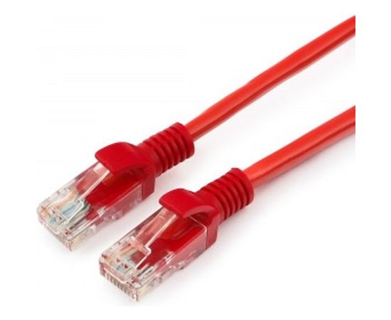 Патч-корд Cablexpert UTP PP12-1M/R кат.5e, 1м, литой, многожильный красный PP12-1M/R – изображение 2