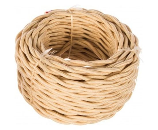 Витой провод Electraline 2х1,5 Песочное Золото В1-424-719-20 – изображение 2