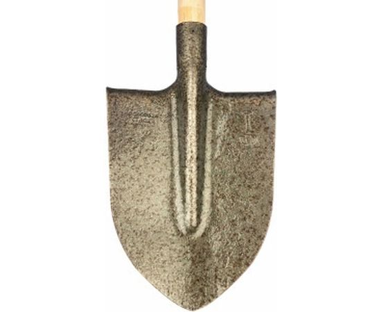 Штыковая лопата (рельсовая сталь, с деревянным черенком) FIT РОС 77193 – изображение 2