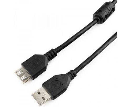 Кабель Cablexpert, удлинитель, USB2.0 Pro, AM/AF, 3 м, экранированный, черный, CCF-USB2-AMAF-10 – изображение 2