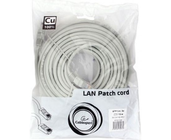 Медный патч-корд Cablexpert UTP PP10-15M кат.5e, 15м, литой, многожильный серый PP10-15M – изображение 2