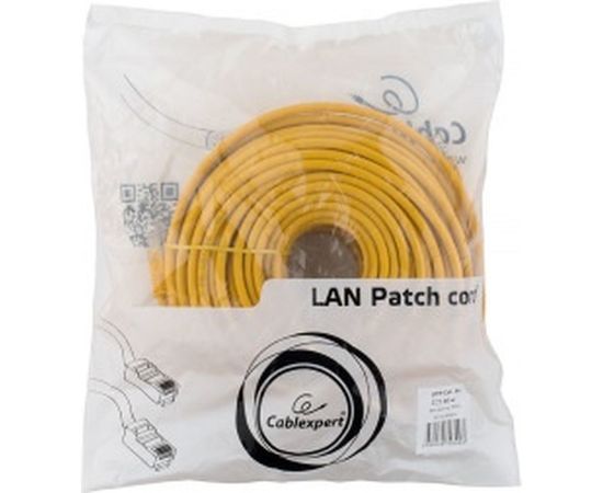 Патч-корд Cablexpert UTP PP12-30M/Y кат.5e, 30м, литой, многожильный жёлтый PP12-30M/Y – изображение 2