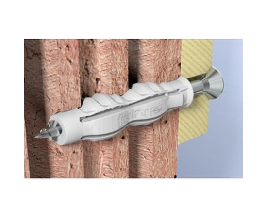Дюбель для полнотелых материалов SX 6X30 Fischer 70006 – изображение 2