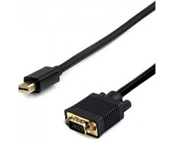 Кабель Cablexpert, mDP-VGA, 20M/15M, 1.8м, черный, позолоченные разъемы, пакет, CC-mDPM-VGAM-6 – изображение 2