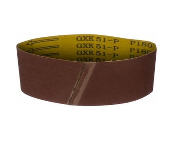 Лента бесконечная (3 шт; 75х457 мм; P180) для ленточных шлифовальных машин Biber 70337 тов-157920 – изображение 2