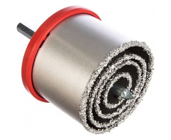 Набор корончатых сверл с карбидным напылением (6 предметов; 33-83 мм) Biber 75790 тов-039560 – изображение 2