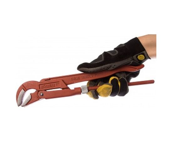 Ключ (трубный, CrV, 45 градусов, 1 дюйм) Biber ПРОФИ 90055 тов-117549 – изображение 3