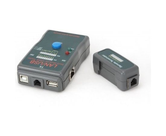 Тестер Cablexpert LAN 100/1000 Base-TX, для UTP, STP, RJ-11, USB-кабеля NCT-2 – изображение 3