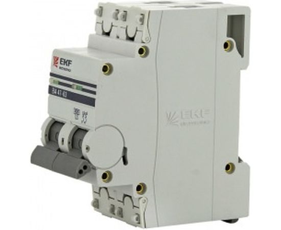 Автоматический двухполюсный выключатель EKF 32А С ВА47-63 4.5кА PROxima mcb4763-2-32C-pro 6599404 – изображение 3