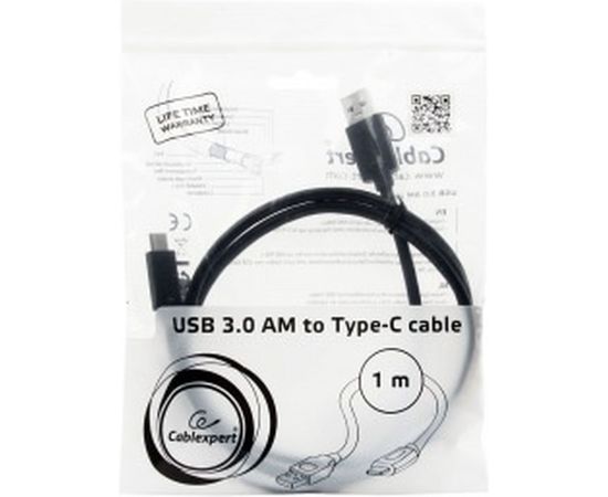 Кабель USB Cablexpert, USB 3.0, AM/USB, Type-C, 1м, пакет CCP-USB3-AMCM-1M – изображение 3