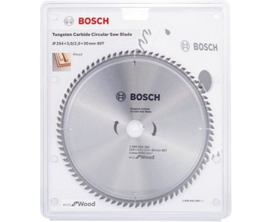 Пильный диск ECO WOOD (254x30 мм; 80T) Bosch 2608644384 – изображение 3