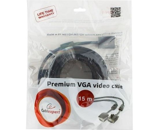 Кабель Cablexpert VGA Premium 15M/15M, 15 м, черный, CC-PPVGA-15M-B – изображение 3