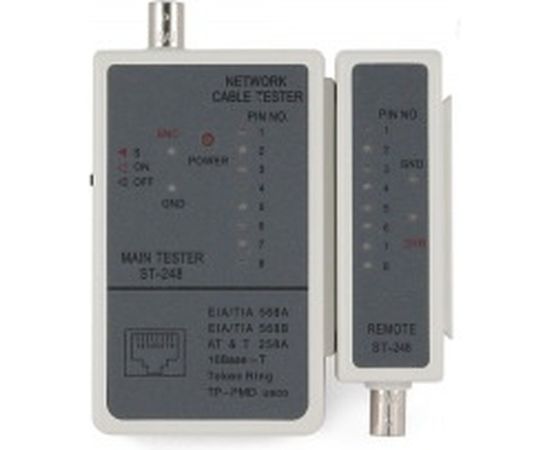 Тестер Cablexpert LAN для RJ-45, RG-58 NCT-1 – изображение 3