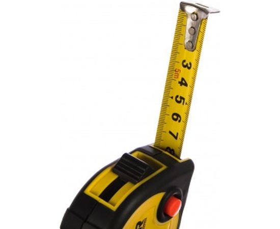 Рулетка (обрезиненный корпус, 5 м х 19 мм) Biber STANDART 40092 тов-173011 – изображение 3