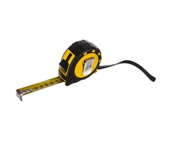 Рулетка (обрезиненный корпус, 5 м х 19 мм) Biber STANDART 40092 тов-173011 – изображение 4