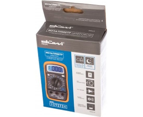 Цифровой мультиметр с противоударным чехлом duwi M830L PROFI 26044 8 – изображение 4