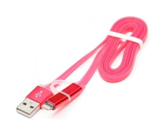 Кабель Cablexpert USB 2.0 AM/microBM 5P - iPhone lightning, 1м, комбо кабель, розовый CC-mAPUSB2pk1m – изображение 4