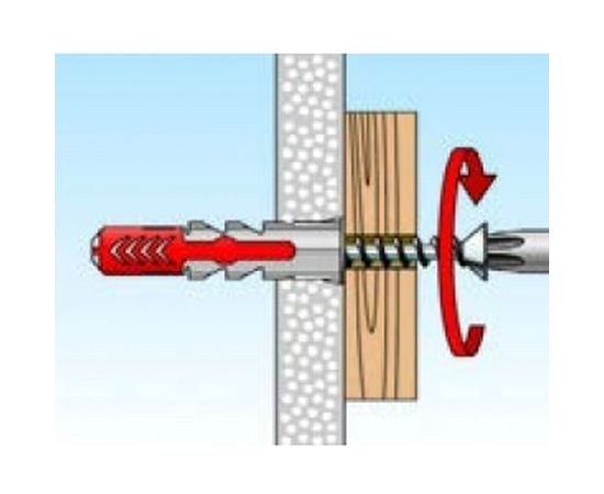 Дюбель Fischer DUOPOWER 10X50 50 шт 555010 – изображение 4