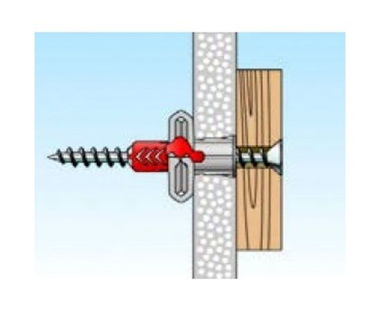 Дюбель с шурупом Fischer DUOPOWER 6X50 S 50 шт 538245 – изображение 5