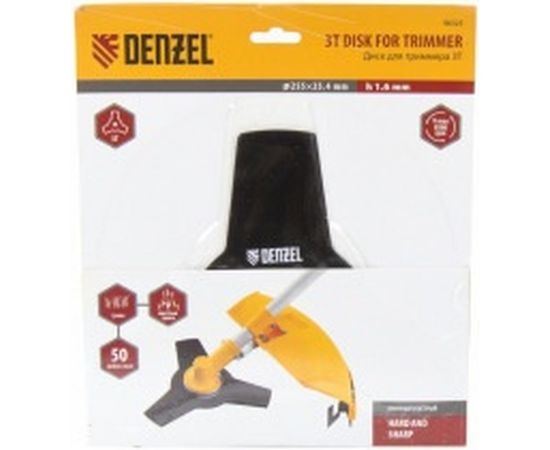 Диск для триммера, 3 лезвия DENZEL 96325 – изображение 2