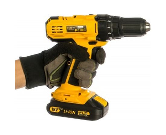 Аккумуляторная дрель-шуруповерт DENZEL CDL-IB-18-02 26113 – изображение 2