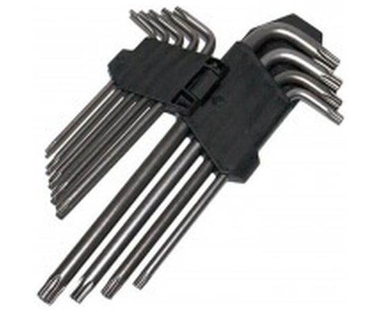 Набор Г-образных ключей DolleX торкс 9 шт. Т10-Т50, L=180mm SGT-009 – изображение 2