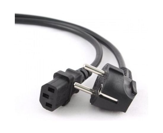 Кабель питания Cablexpert Schuko-C13, 3.0м, 6А, черный, с заземлением PC-186-10 – изображение 2
