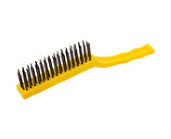 Стальная корщетка FIT IT пластиковая ручка, 225 мм 38431 – изображение 2