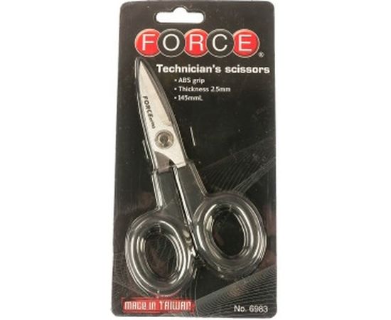 Малые ножницы по металлу L=145мм FORCE 6983 – изображение 2