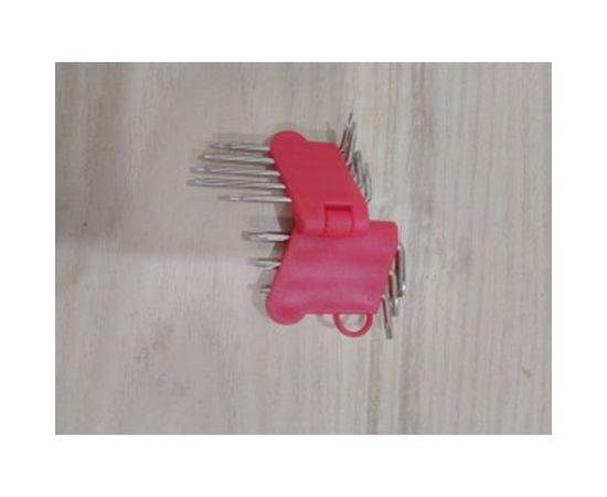 Ключи звездочки в пластиковом держателе, CrV, Т5-Т20, 8 шт. FIT IT 64001 – изображение 2