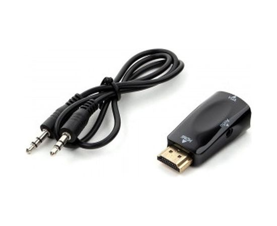 Переходник Cablexpert HDMI-VGA, 19M/15F, Jack3.5, аудиовыход A-HDMI-VGA-02 – изображение 2