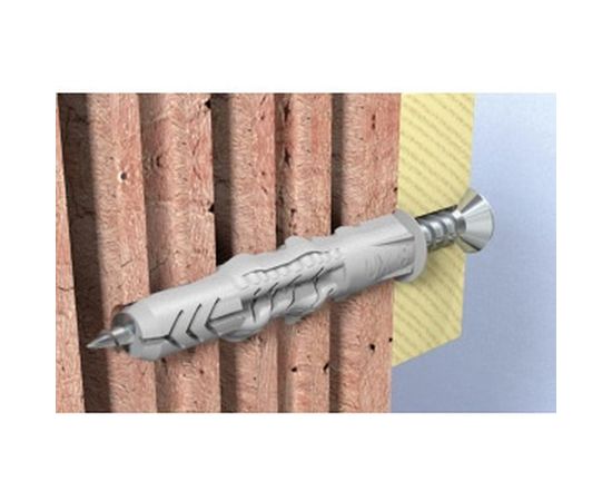Универсальный дюбель с буртом Fischer UX 8X50 R 77870 – изображение 2