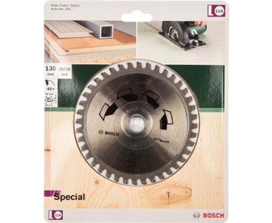 Циркулярный диск (130x20/16 мм; 40 зубьев) SPECIAL Bosch 2609256884 – изображение 3
