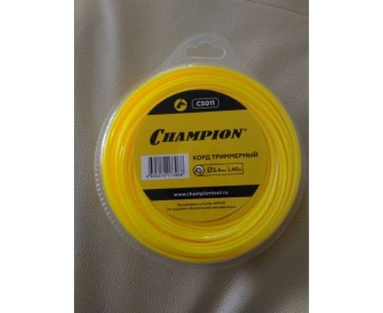 Корд триммерный Round (2.4 мм; 40 м; круглый) CHAMPION C5011 – изображение 3
