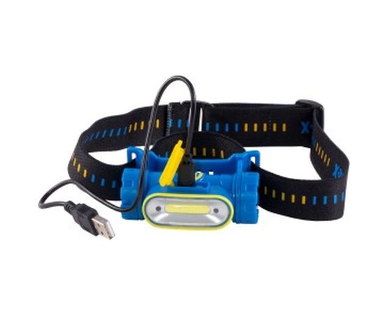 Налобный светодиодный аккумуляторный фонарь 5W COB, датчик движения, IP67, DolleX FIS-20 – изображение 3