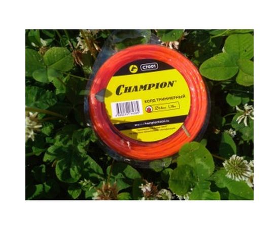 Корд триммерный Twisted Square (1.6 мм; 15 м; витой квадрат) CHAMPION C7001 – изображение 3