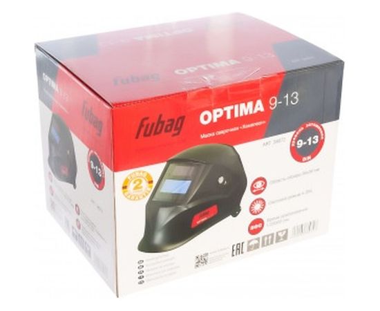 Маска сварщика FUBAG Хамелеон OPTIMA 9-13 38072 – изображение 4