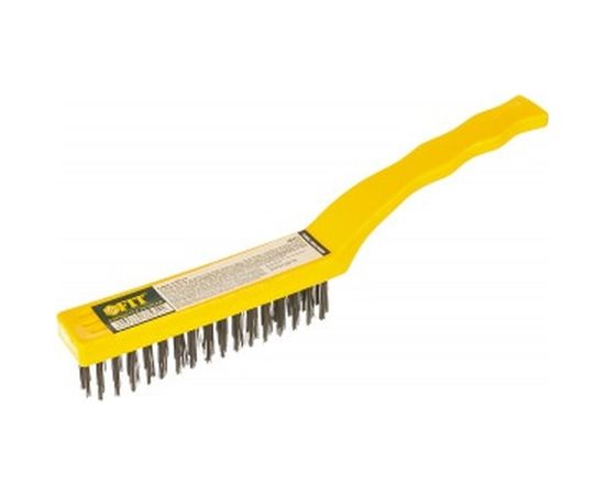 Стальная корщетка FIT IT пластиковая ручка, 225 мм 38431 – изображение 4