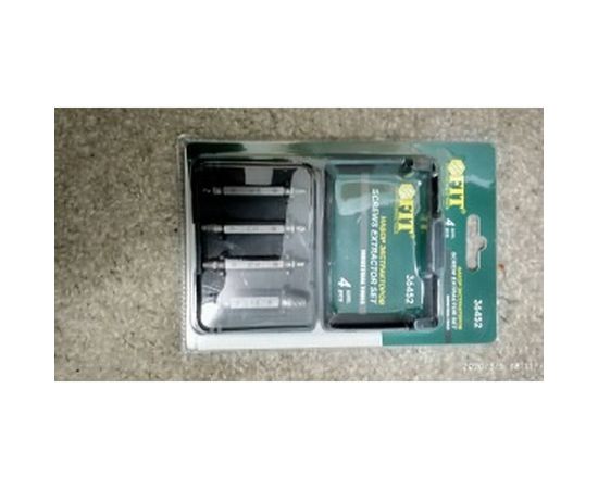 Набор двусторонних экстракторов, сталь S2, 4 штуки FIT IT Профи 36452 – изображение 4