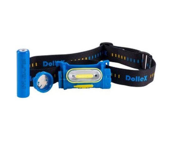Налобный светодиодный аккумуляторный фонарь 5W COB, датчик движения, IP67, DolleX FIS-20 – изображение 6