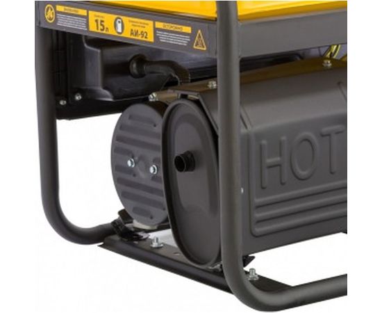 Бензиновый генератор DENZEL PS 25, 2,5 кВт, 230В, 15л, ручной стартер 946814 – изображение 6