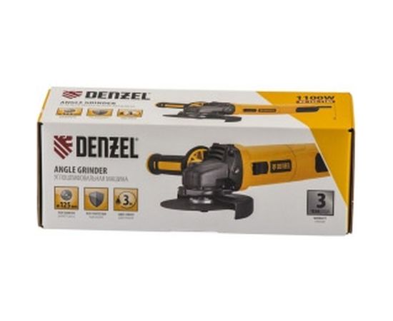 Угловая шлифовальная машина DENZEL AG125-1100 26906 – изображение 7