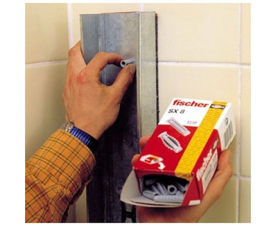 Дюбель для полнотелых материалов SX 8X40 Fischer 70008 – изображение 8