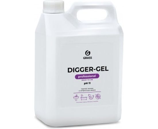 Гель для чистки труб GRASS Digger-Gel 5 кг 125206 – изображение 2