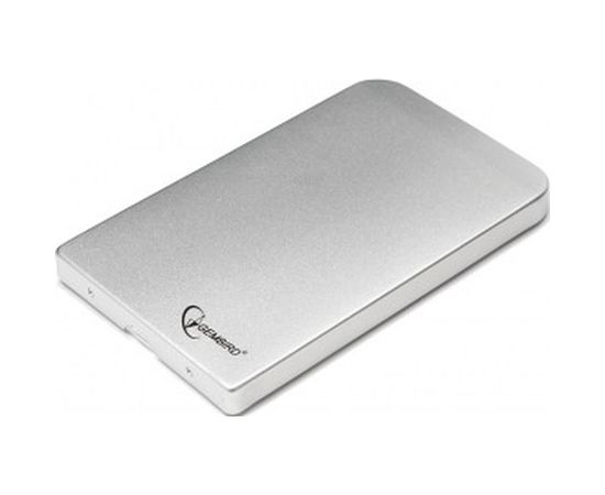 Внешний корпус Gembird 2.5" USB 2.0 SATA металл серебро EE2-U2S-41-S – изображение 2