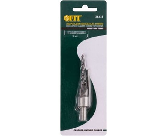 Сверло с зенкером для мебельных стяжек FIT 36431 – изображение 2