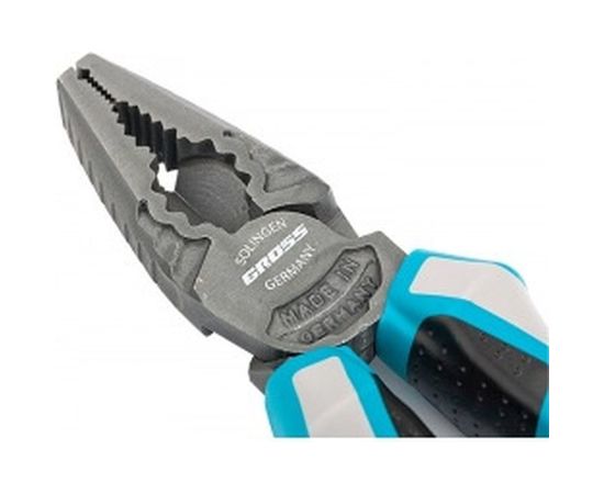 Комбинированные плоскогубцы GROSS 180 мм, трехкомпонентные рукоятки 16973 – изображение 2