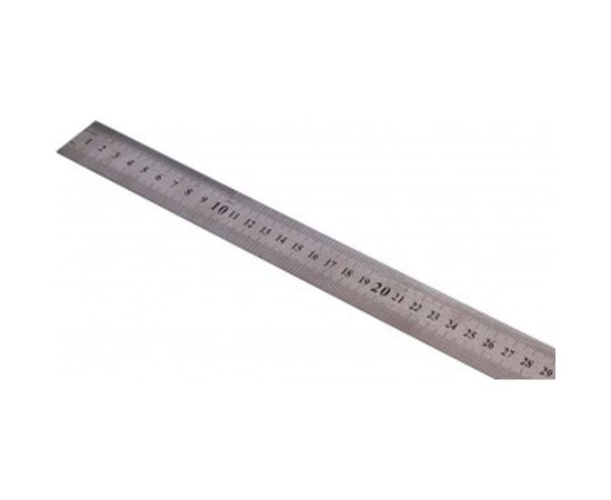 Линейка металлическая с двусторонней шкалой 500х27 мм GRIFF D112017 – изображение 2