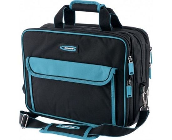 Сумка для инструмента GROSS  Meister, 31 карман, отсек для ноутбука, наплечный ремень 90271 – изображение 2